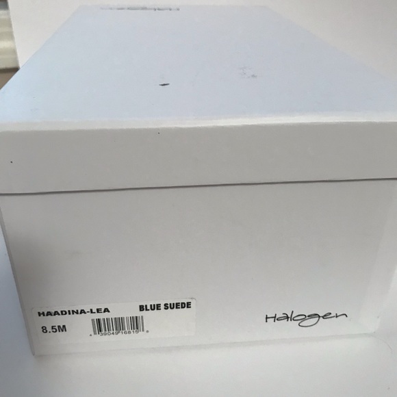 Halogen Blue Suede Slides Sandals - Picture 5 of 7